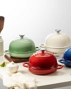 Dutch Oven for Bread Baking-5QT Cast Iron Sourdough Dutch Oven Pot with Lid
